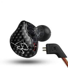 Load image into Gallery viewer, KZ ZST Earbuds Dynamic Hybrid Dual Driver in Ear Earphones (Without Mic, Black)
