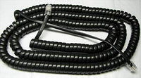 Black 25 Ft Toshiba Compatible Handset Receiver Cord Phone DP5000 IP5000 Series DP5022 DP5032 DP5122 DP5130 IP5022 IP5032 IP5122 IP5131 S SD SDC SDM FSDL Replacement Flat Curly Coil by DIY-BizPhones
