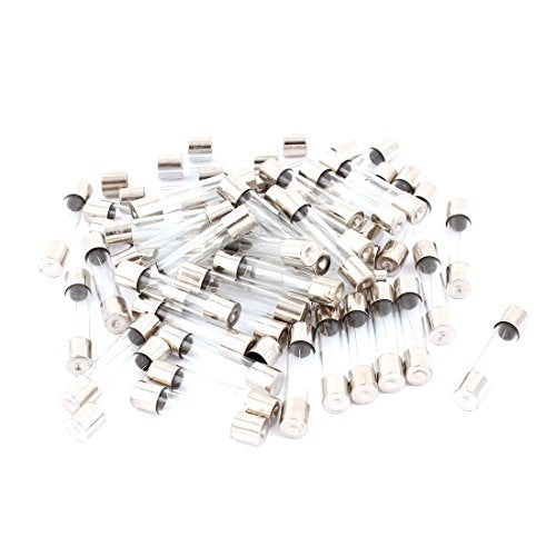 uxcell 250V 12Amp Fast Quick Blow Glass Tube Fuses 6mm x 30mm 50 Pcs
