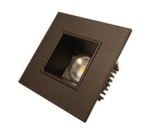 Load image into Gallery viewer, NICOR Lighting 2-Inch Square 3000K LED Downlight Fixture for 2-Inch Recessed Housings, Oil-Rubbed Bronze (DQR2-10-120-3K-OB)
