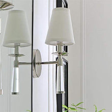 Load image into Gallery viewer, Baxter 1 Light Polished Nickel Sconce

