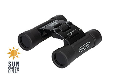 Celestron - EclipSmart 10x25 Solar Binocular - Safe Solar Viewing - ISO 12312-2 Compliant Sun Binoculars - View The Solar Eclipse and Sunspots Safely - Compact Travel Size