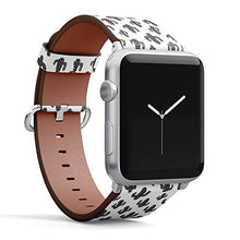 Load image into Gallery viewer, Compatible with Small Apple Watch 38mm, 40mm, 41mm (All Series) Leather Watch Wrist Band Strap Bracelet with Adapters (Cactus)

