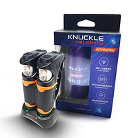 Knuckle Lights Advanced - Rechargeable Running Lights for Runners; Ultra Bright Flood Beams Illuminates Your Entire Path. The Perfect Lights for Night Running, Dog Walking and Visibility Lights