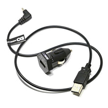 Load image into Gallery viewer, EDO Tech 2&#39; Short Cable Mini USB Charging Cable with Ultra Compact Car Charger for Garmin Nuvi Zumo Drive GPS
