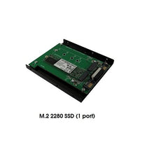 Load image into Gallery viewer, M.2 x 2 to SATA III Dual Port Adapter with 3.5 Inch Metal Frame
