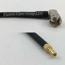 Load image into Gallery viewer, 12 inch RG188 F MALE ANGLE to SSMB Male Pigtail Jumper RF coaxial cable 50ohm Quick USA Shipping
