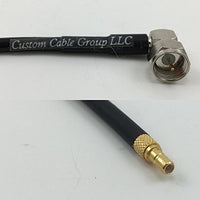 12 inch RG188 F MALE ANGLE to SSMB Male Pigtail Jumper RF coaxial cable 50ohm Quick USA Shipping