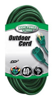Coleman Cable 02356-05 40-Feet 16/3 Vinyl Landscape Outdoor Extension Cord, Green