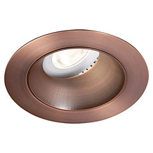 Load image into Gallery viewer, WAC Lighting HR3LEDT318PF930CB Tesla PRO 3.5&quot; LED Round 0-30 Degree Adjustable Trim with Light Engine 3000K Flood Beam 90CRI, (90+ CRI), Copper Bronze
