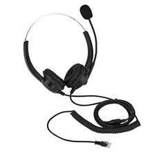 Load image into Gallery viewer, Crystal Headset with Microphone Noise Cancelling, Headphone with Microphone for Call Center Office/Phone Sales/Insurance/Hospital,Clearer Voice, Super Light, Ultra Comfort

