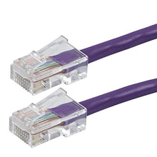 Load image into Gallery viewer, Buhbo 10 ft Cat5E UTP Ethernet Network Non Booted Cable (10-Pack), Purple
