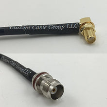 Load image into Gallery viewer, 12 inch RG188 SMA FEMALE ANGLE to TNC Female Small Bulk Pigtail Jumper RF coaxial cable 50ohm Quick USA Shipping
