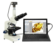 Load image into Gallery viewer, OMAX 40X-2500X USB3 14MP Digital Lab Trinocular LED Compound Microscope with Aluminum Carrying Case
