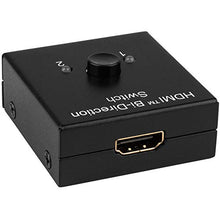 Load image into Gallery viewer, Parts Express HDMI Bi-Directional Switch 2-in-1 Out or 1-in-2 Out
