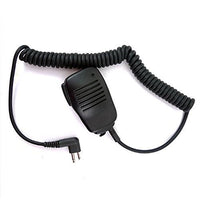 Tenq Shoulder Remote Handheld Mic Microphone Speaker 3.5mm Headphone Jack for 2 Pin Motorola Radio Sv11d Sv21 Sv12 Cp100 Cp110 Cp250 Gp68 Etc.