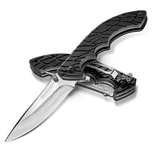 Load image into Gallery viewer, Kilimanjaro Makazi 9-Inch Folding Knife, Black Finish
