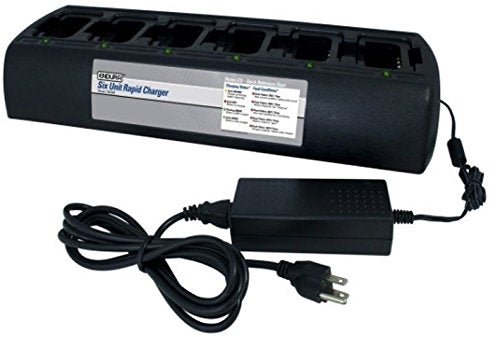 Power Products TWC6M + TWP-IC3A 6 Unit Bank Charger for Icom BP232 F4011 F3011 F3161 F4161 F3021 F4021 F3031S F4031S and more