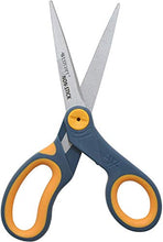 Load image into Gallery viewer, Westcott 8&quot; Titanium-Bonded Non-Stick Scissors For Office &amp; Home, Gray/Yellow, 3 Pack (15454)

