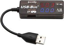 Load image into Gallery viewer, Triplett USB-Bug Dual-Output, Inline USB-A Tester with Data Masking Port (USB-BUG)
