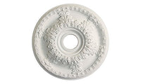 Ceiling Medallions - Ceiling Medallion for Chandeliers 18 inch (White)