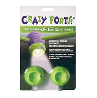 Crazy Forts! Fort Lights, Green, 9'' W x 6'' H x 2'' D