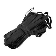 Load image into Gallery viewer, Aexit Polyolefin Heat Electrical equipment Shrinkable Tube Wire Cable Sleeve 25 Meters Length 7mm Inner Dia Black
