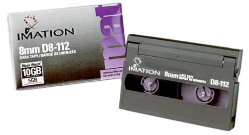 Imation D8-112 2.5/5.0GB 8MM 112-Meter Tape Data Cartridge for Helical Scan Drives (Discontinued by Manufacturer)