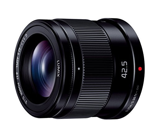 Panasonic replacement lens LUMIX G 42.5mm F1.7 ASPH. POWER OIS H-HS043-K - International Version (No Warranty)