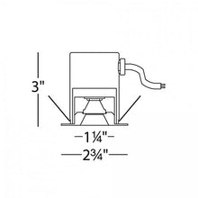 Load image into Gallery viewer, WAC Lighting HR-LED271R-27-GM LEDme Mini 2-Inch Recessed Downlight - Open Reflector - Square Trim Remote Transformer, 2700K
