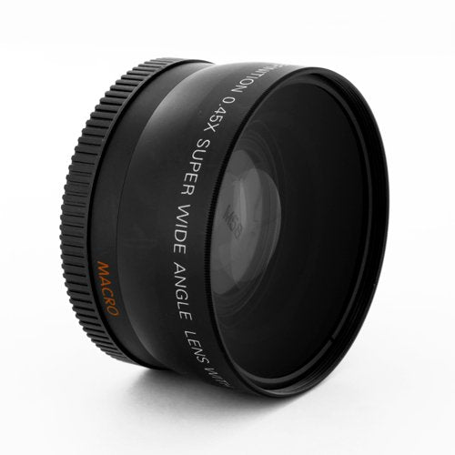 Digital King 0.45x 58mm Wide Angle Fisheye Lens with Macro - Black