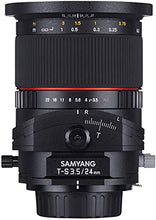 Load image into Gallery viewer, Samyang 24 mm F3.5 Tilt Shift Lens for Nikon
