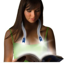 Load image into Gallery viewer, Huglight LED Light Handsfree Hug Neck Reading Book Light (Black)
