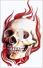 Load image into Gallery viewer, Flame Skull Switchplate - Switch Plate Cover
