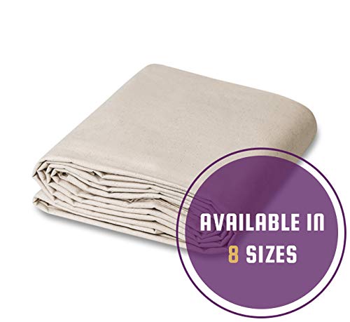 Ccs Chicago Canvas & Supply All Purpose Canvas Cotton Drop Cloth, 4 By 12 Feet