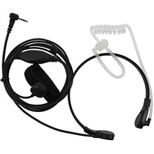 Load image into Gallery viewer, TENQ Covert Acoustic Tube Throat Mic Earpiece for 1 PIN Walkie Talkie Motorola T6200 T5000 T9650
