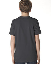 Load image into Gallery viewer, Next Level Big Boys&#39; Comfort Fashion Rib Jersey Crew T-Shirt, Heavy Metal, XL
