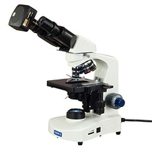 Load image into Gallery viewer, OMAX 40X-2000X LED Binocular Compound Siedentopf Microscope with 14MP Digital Camera
