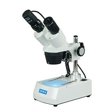 Load image into Gallery viewer, OMAX 10X-20X-30X-60X Cordless Stereo Binocular Microscope with LED Lights and USB Camera and Cleaning Pack
