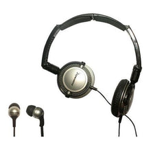 Load image into Gallery viewer, Soniq Kaboom! Headphone/Earphone Combo Pack, 18 Hz to 22 kHz Frequency Response, Silver

