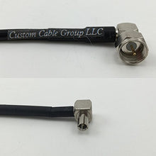 Load image into Gallery viewer, 12 inch RG188 F MALE ANGLE to TS9 ANGLE MALE Pigtail Jumper RF coaxial cable 50ohm Quick USA Shipping
