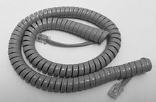 Load image into Gallery viewer, The VoIP Lounge 12 Foot Dolphin Gray Curly Handset Receiver Curly Coil Cord for Nortel Meridian Norstar M Series Phone M7100 M7208 M7310 M7324 M2008 M2616 M5316
