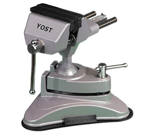 Yost Tools Yost V 275 Portable Vacuum Base Vise, Pivots Multi Angle, 2.75â? Jaw Width, (1 Pack), Si