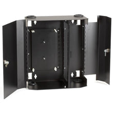 Load image into Gallery viewer, Black Box Fiber Wall Cabinet, Lock-Style, 12-Adapter Panel
