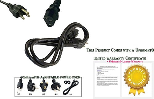 UpBright New AC in Power Cord Outlet Plug Lead for Chauvet DJ Swarm 5 FX LED Laser Strobe Party Effect Light