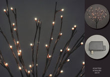 Load image into Gallery viewer, Hi-Line Gift LtdFloral Lights Lighted Willow Branch with 60 Bulbs, 20 inches
