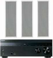 Sony 5.2-Channel 725-Watt 4K A/V Home Theater Receiver + Yamaha High-Performance Natural Sound 2-Way in-Wall Left/Center/Right Channel Speaker System (Set of 3)