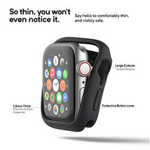 Load image into Gallery viewer, Caseology Nero Designed for Apple Watch Case for 45mm, 44mm Series 7 (2021) 6 (2020) SE (2020) 5 (2019) 4 (2018) - Black
