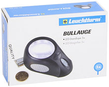 Load image into Gallery viewer, Lighthouse Bullauge Illuminated 5x Desk Magnifier
