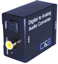 Load image into Gallery viewer, Digital Optical Coax to Analog R/L audio converter

